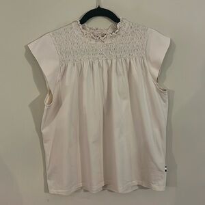 BOSS C Enoemi Smocked Top - L